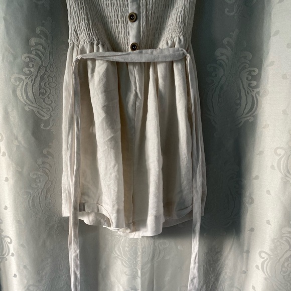 garage white extra small strapless romper 🤍 - Picture 4 of 7